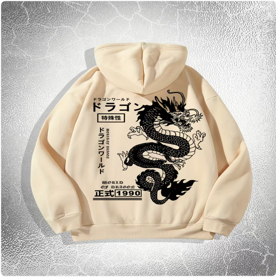 Dark Printed Hoodie
