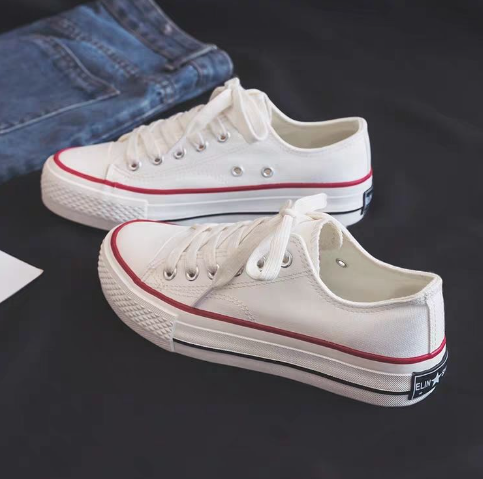 Canvas Lace Sneakers