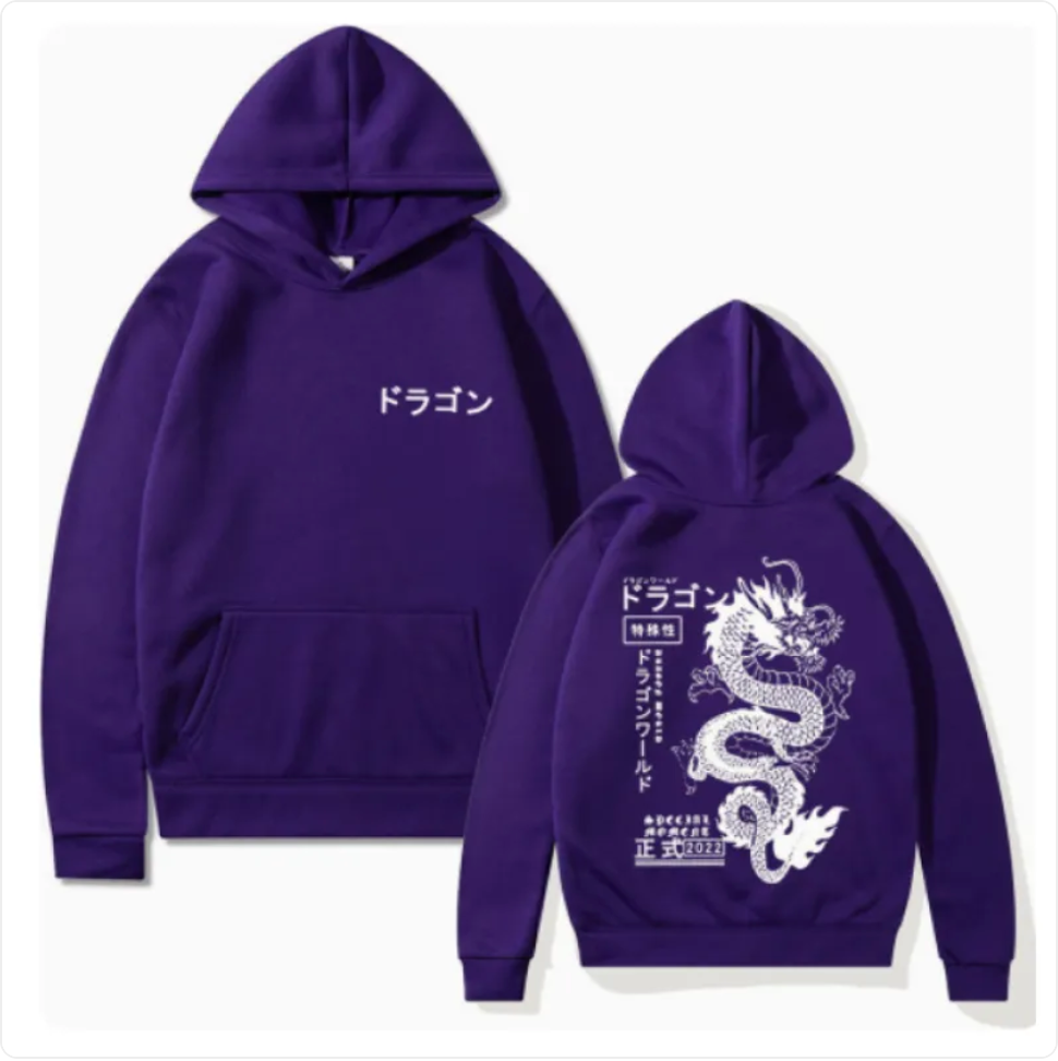 Dark Printed Hoodie