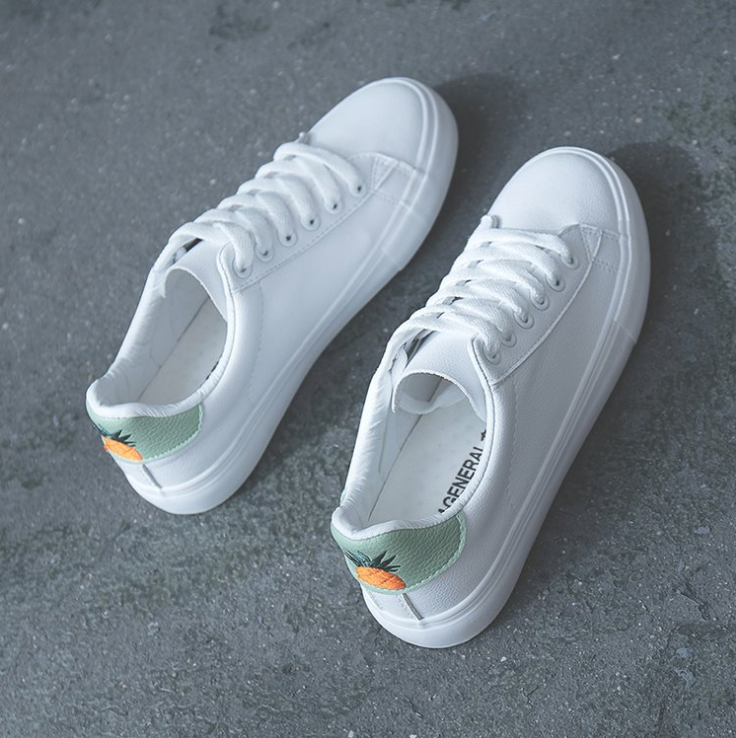 Pineapple Flat Sneakers