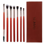 Ranch Red 7-Piece Eye Makeup Brush Set
