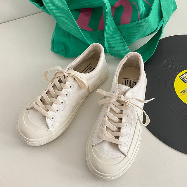 Retro Low Canvas Sneakers