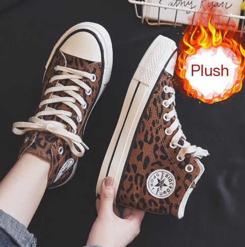 Leopard Print Sneakers