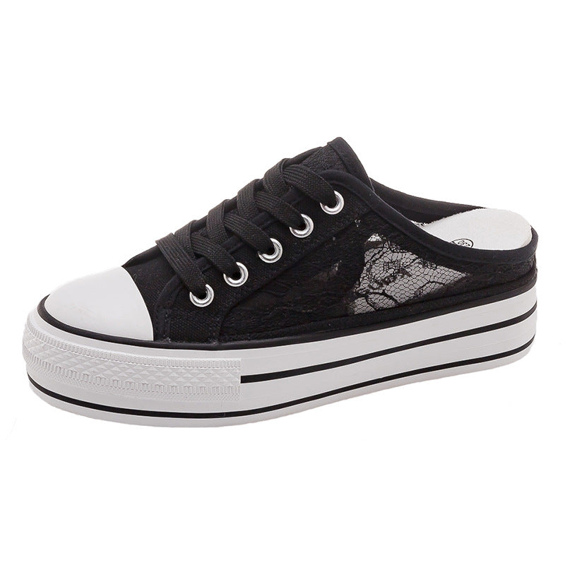 Soled  Canvas Sneakers