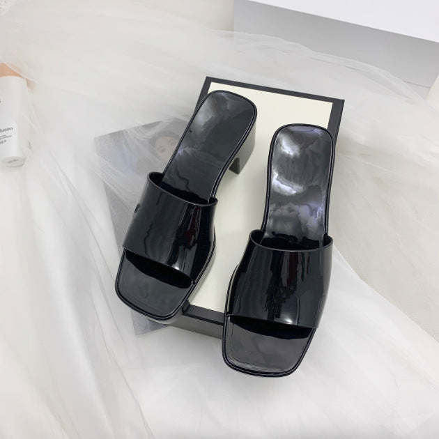 Chunky Heel Candy Color