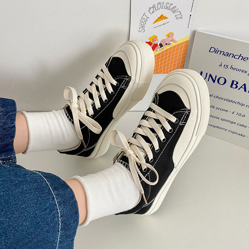 Retro Low Canvas Sneakers