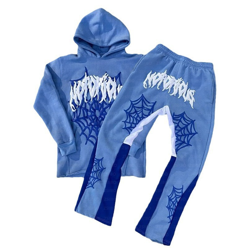Spider Web Hoodie Set