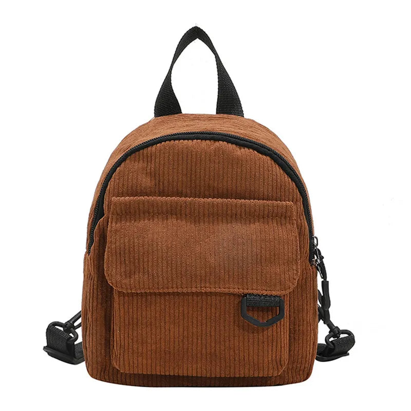 Corduroy Mini Backpack