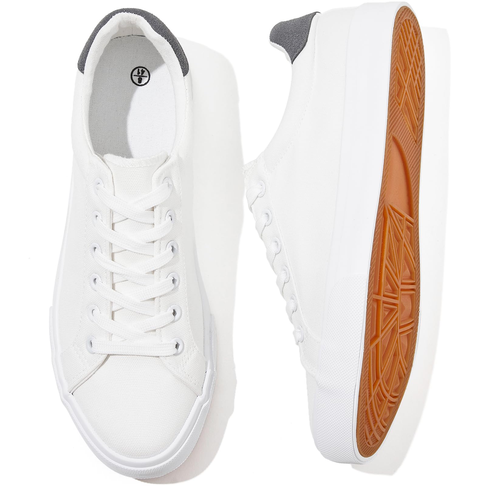 Rominz White Canvas Shoes