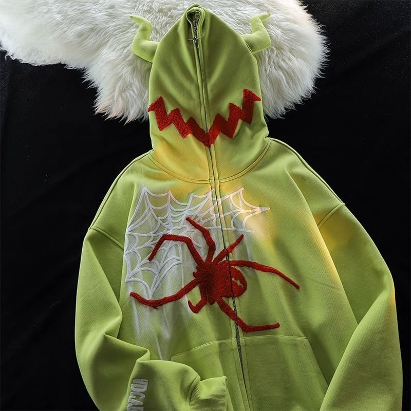 Spider Cardigan Hoodie