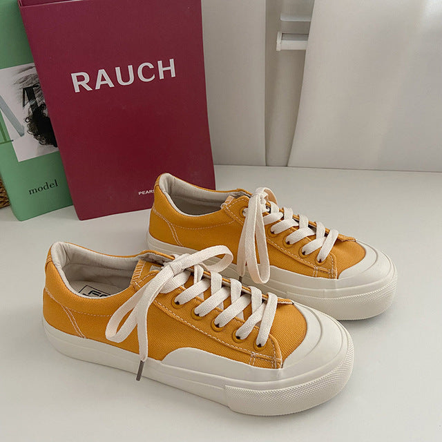 Retro Low Canvas Sneakers