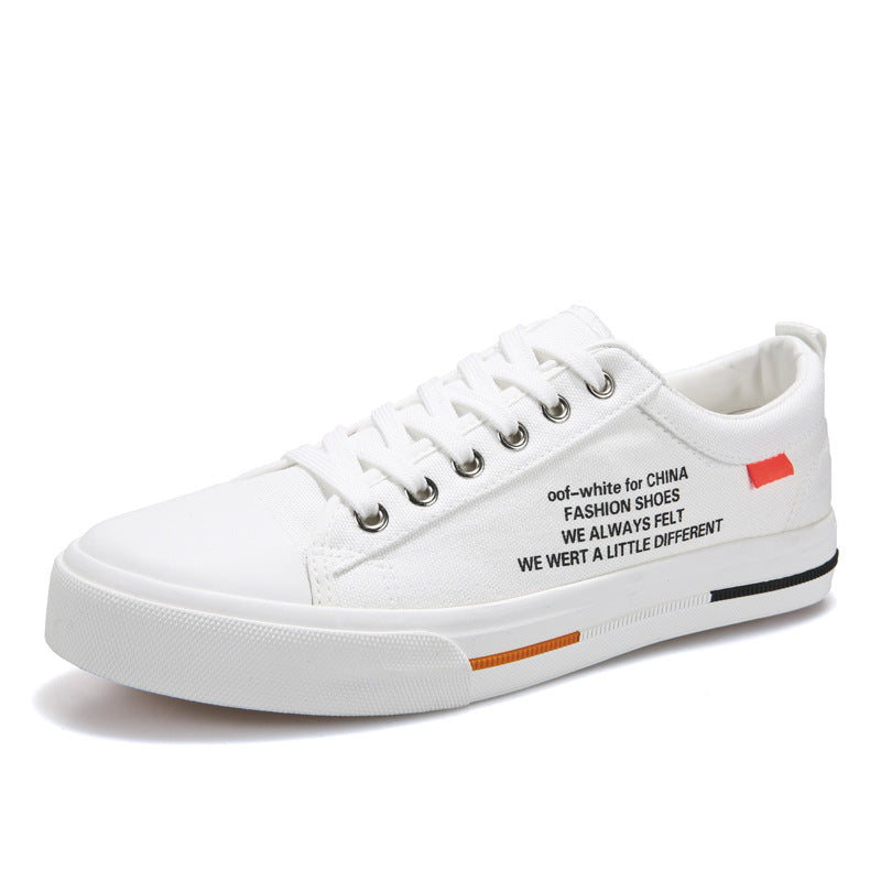 Men's Korean Style Casual Canvas Sneakers, Breathable
