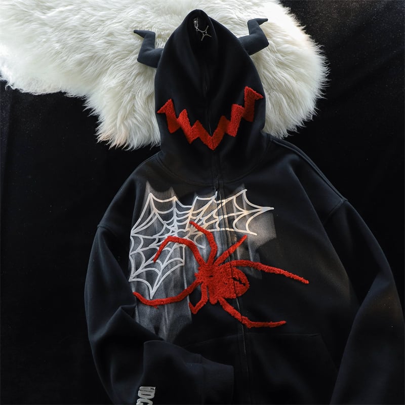 Spider Cardigan Hoodie