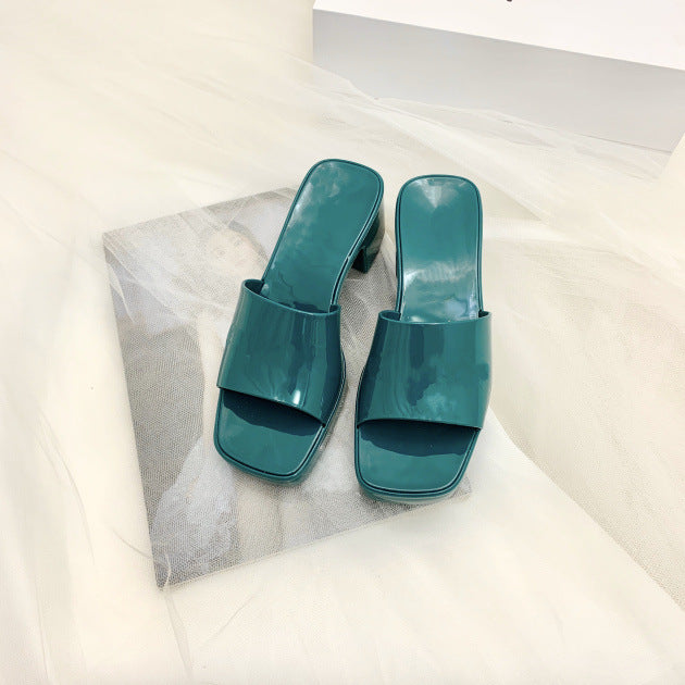 Chunky Heel Candy Color