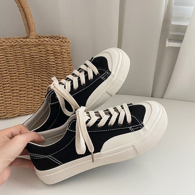 Retro Low Canvas Sneakers
