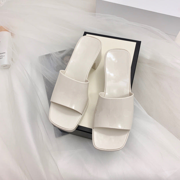 Chunky Heel Candy Color