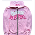 Printed kass Zip Hoodie