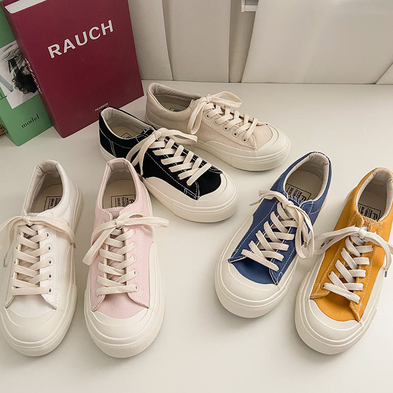 Retro Low Canvas Sneakers