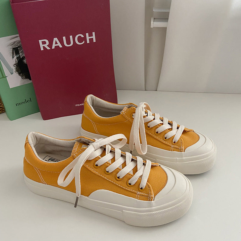 Retro Low Canvas Sneakers