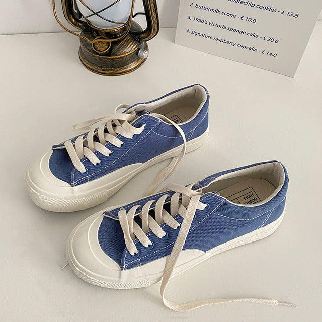 Retro Low Canvas Sneakers