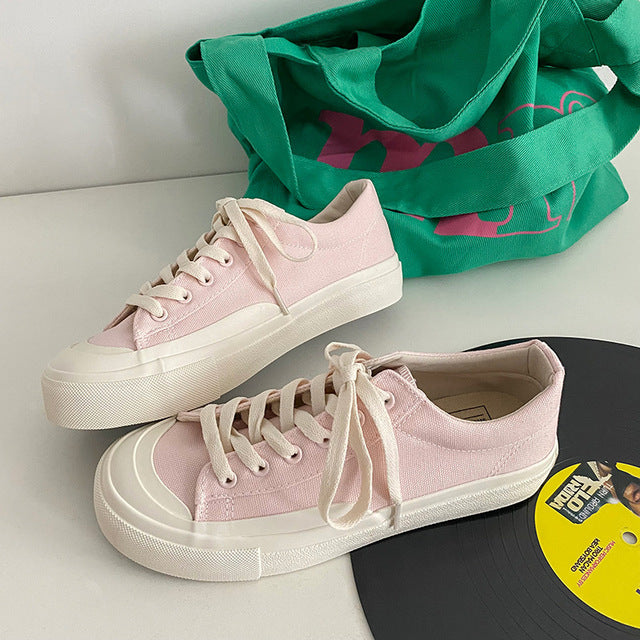 Retro Low Canvas Sneakers