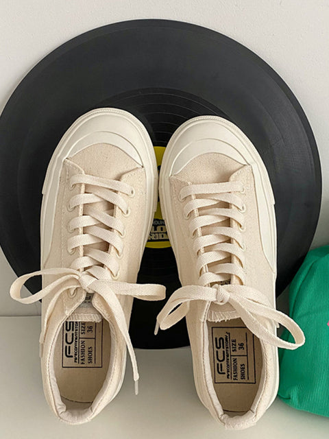 Retro Low Canvas Sneakers
