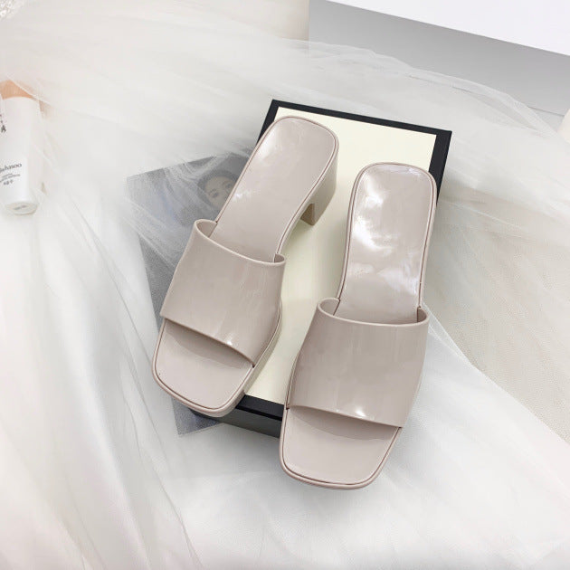 Chunky Heel Candy Color