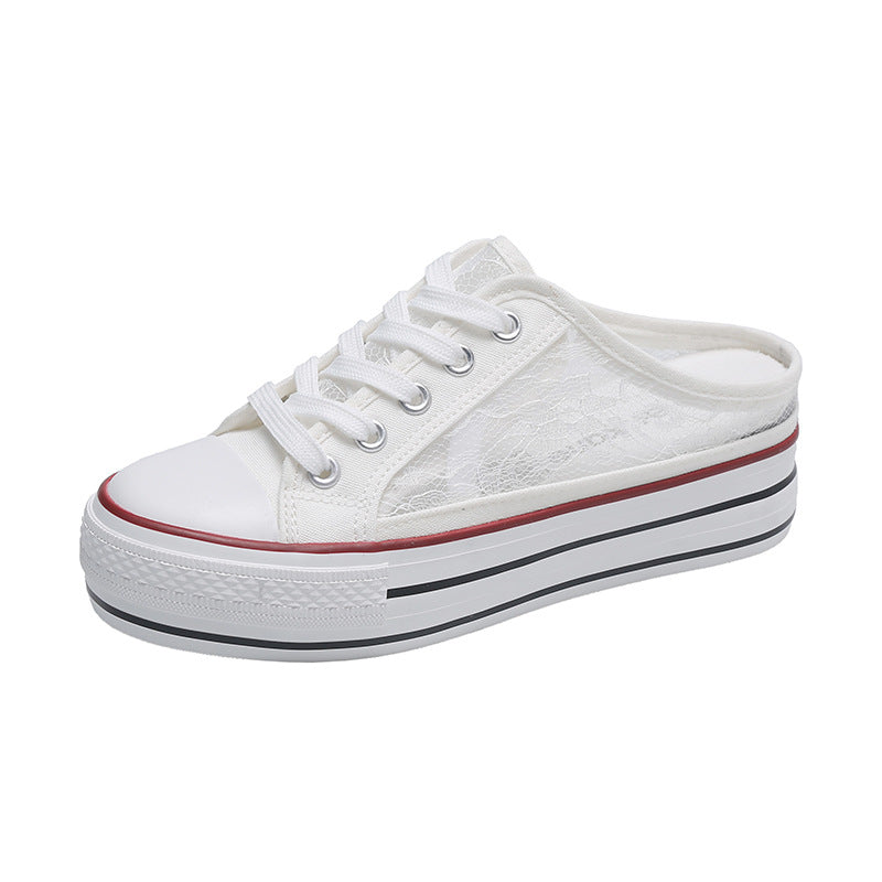 Soled  Canvas Sneakers