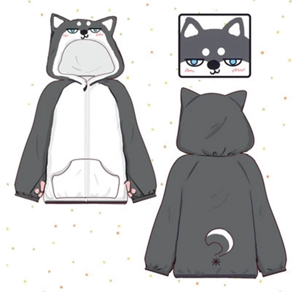 Shiba Inu Anime Hoodie