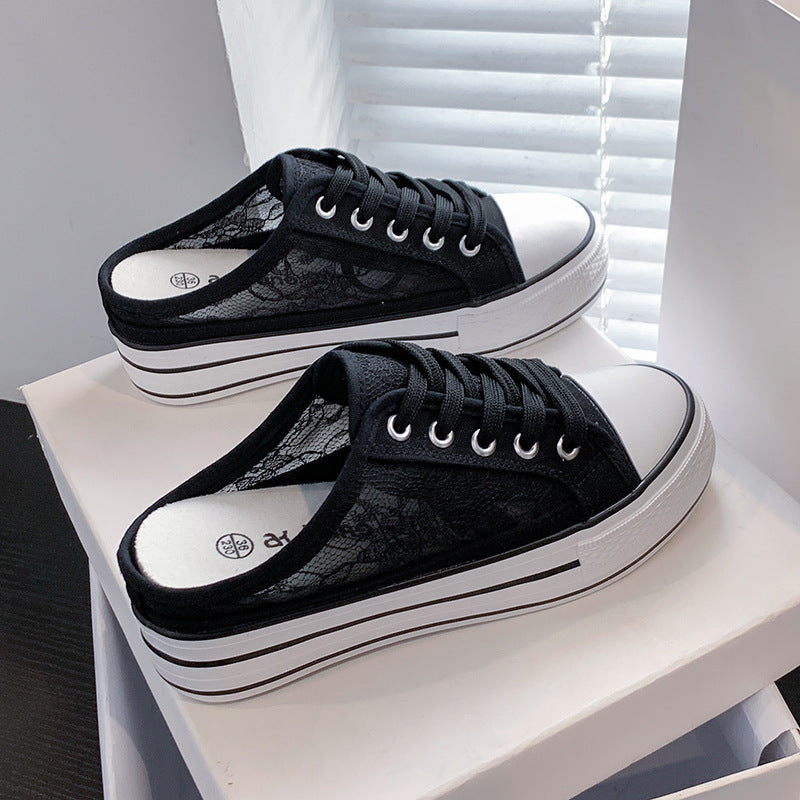 Soled  Canvas Sneakers