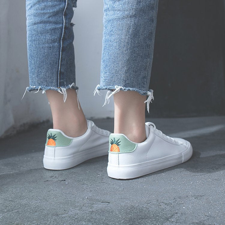 Pineapple Flat Sneakers