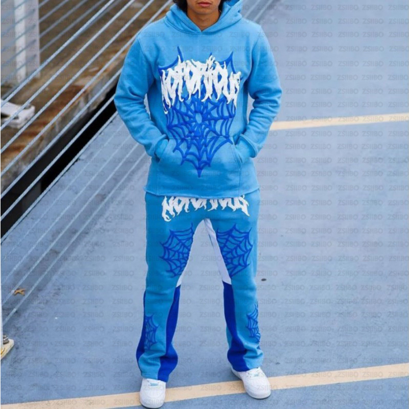 Spider Web Hoodie Set