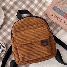 Corduroy Mini Backpack